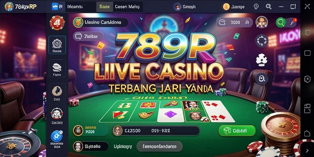 Gameplay mendebarkan di 789RP dengan dealer langsung dan interaksi pemain.