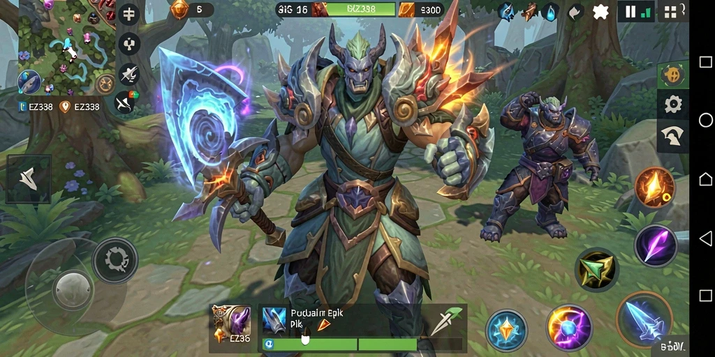 Tampilkan gameplay epik dalam dunia RPG yang menawan.