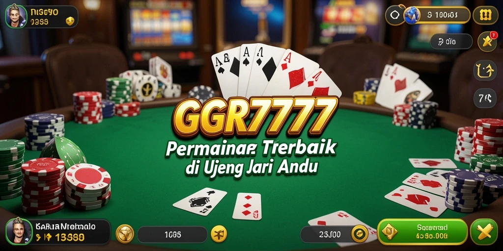 Screenshot gameplay GGR7777 dengan keseruan Poker.