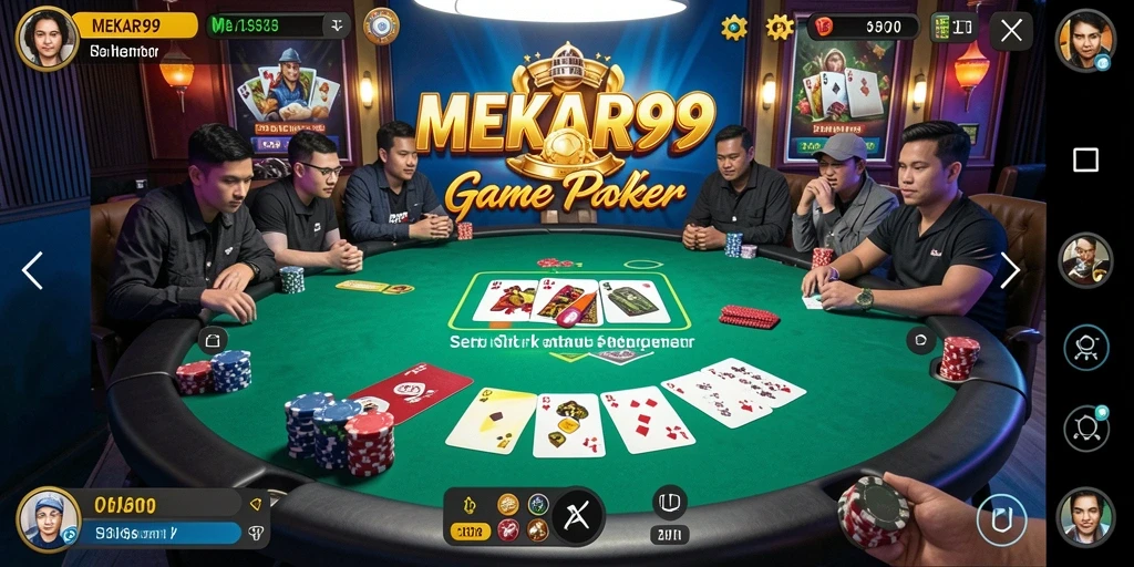 Tampilan gameplay seru dan berinteraksi di MEKAR99.