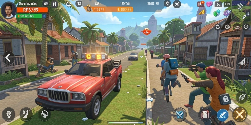 Tampilan gameplay seru dan menarik dari RP6789.