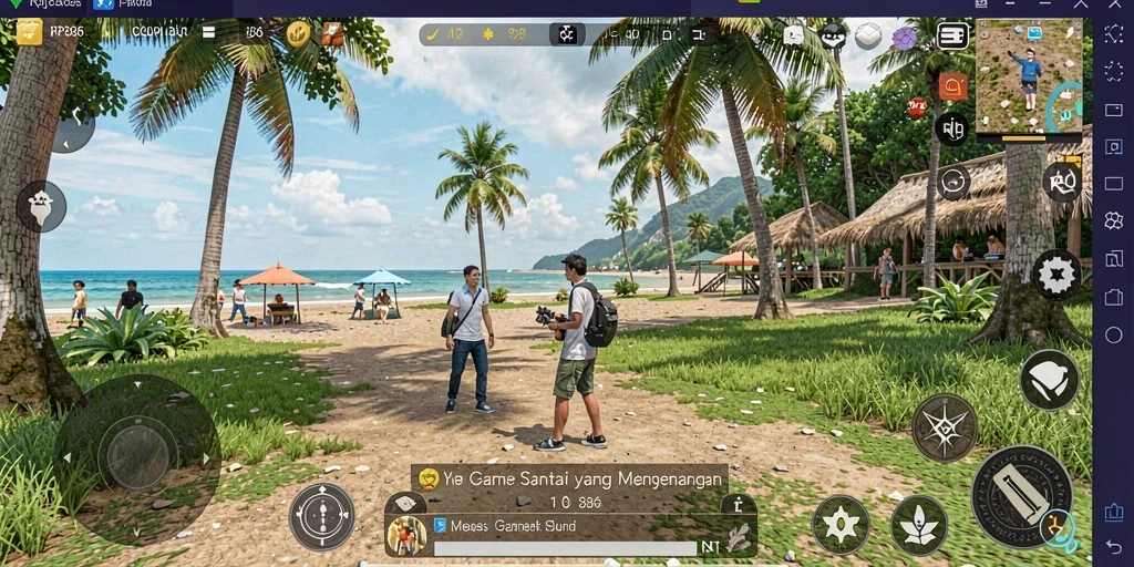 Tampilan gameplay yang seru dan menarik dari RP886.