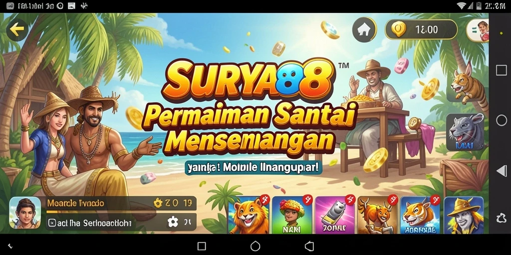 Tampilan gameplay menarik dari SURYA88 yang mengasyikkan.