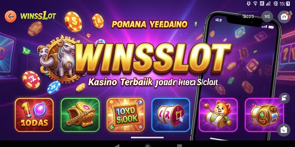 Tampilan gameplay WINSLOT dengan slot yang beragam dan grafis yang menarik.